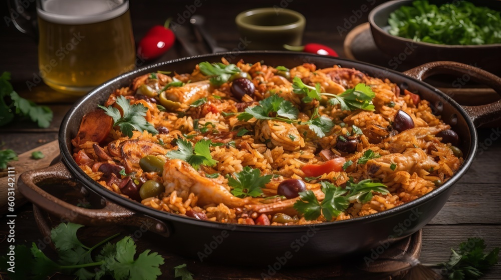 Savory and Aromatic Mexican Paella