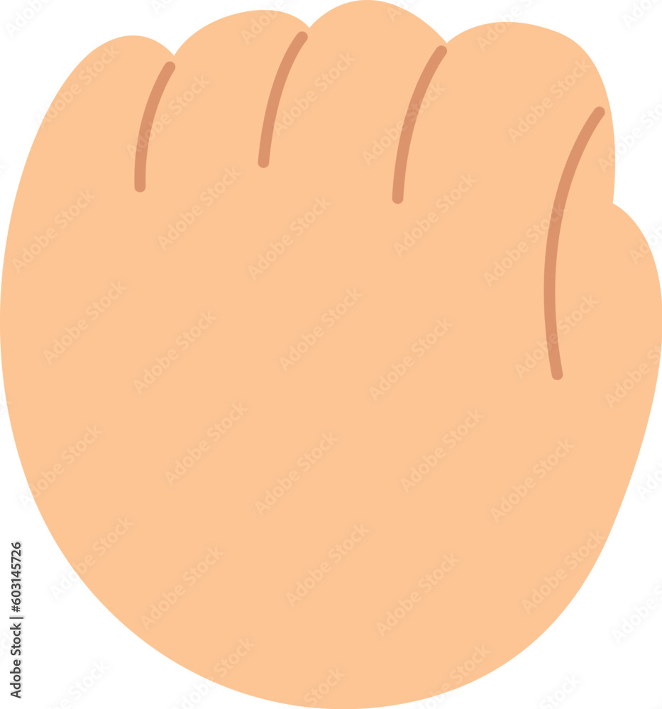 Human Hand Drawn Fist Human Hand Drawn Fist