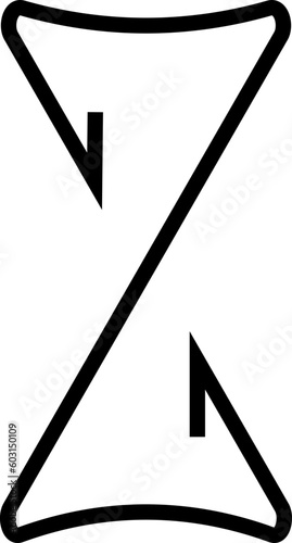 Strzałka logo podwójna strzałka