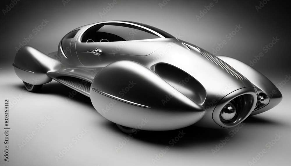Futuristic car concept, autonomous transportation ai generate image Futuristic car concept, autonomous transportation ai generate image