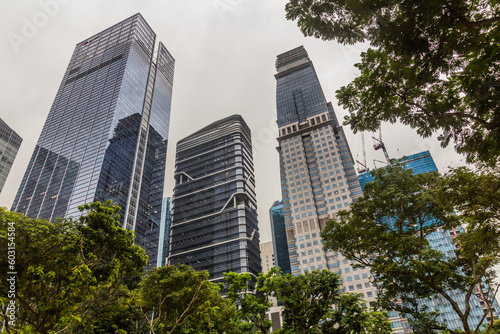 High rise buildings in Singapore © Matyas Rehak