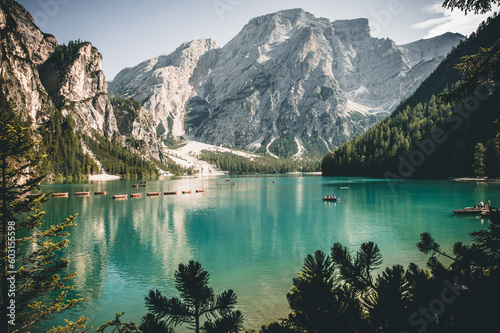 South Tirol: Majestic Mountains, Tranquil Lakes, and panorama Landscapes. This is nature in summer.