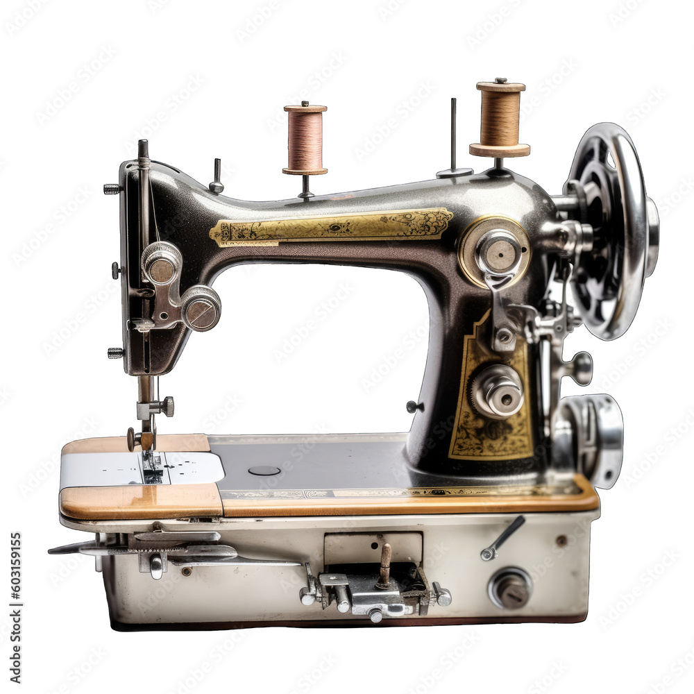 an antique sewing machine