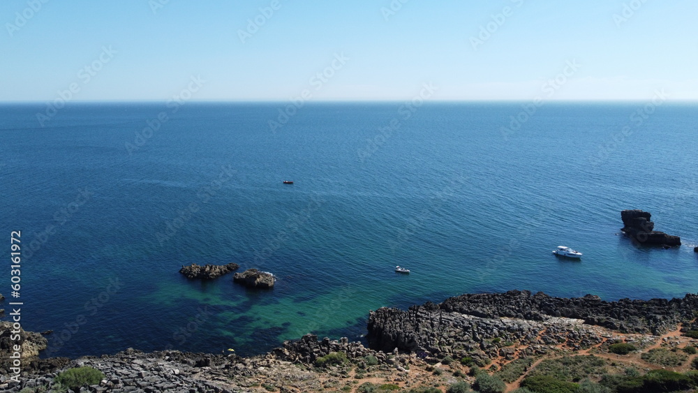view of the coast of the sea