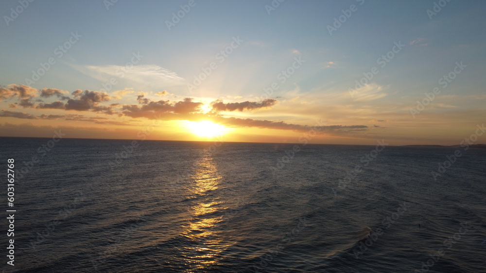 Fototapeta premium sunset over the sea