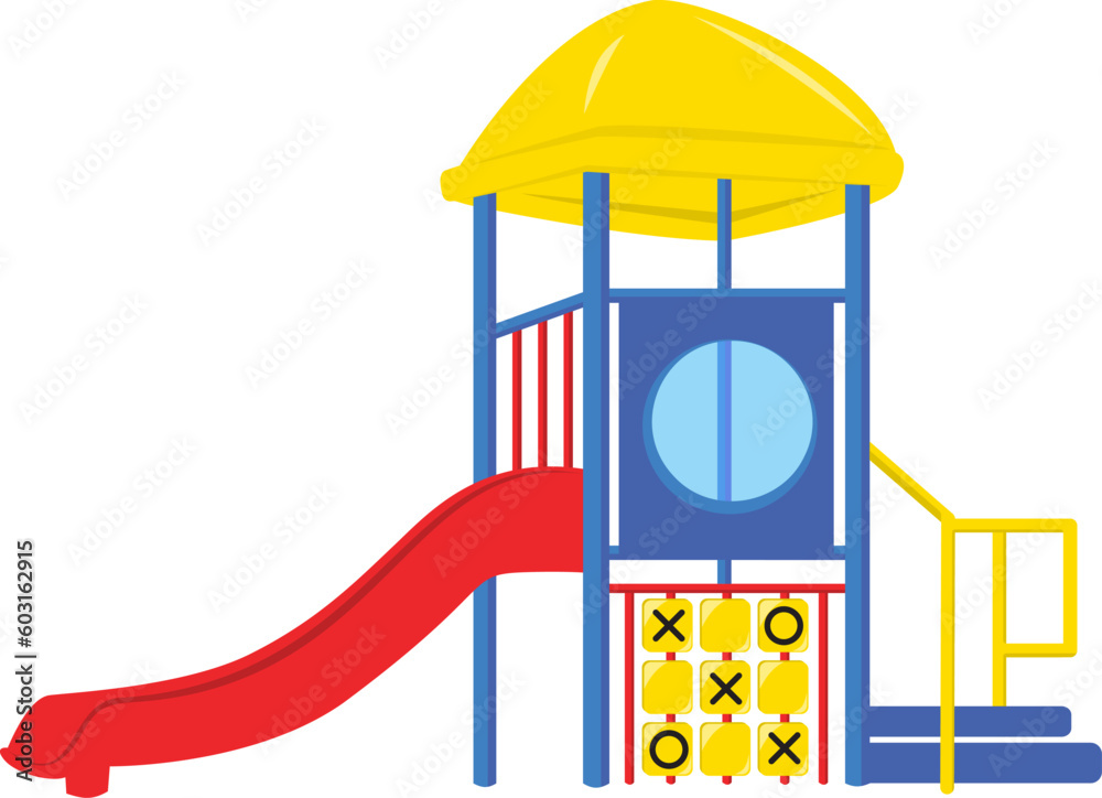 Children Playground Structure Vector, Outdoor Children Playground Structure Children Playground Structure Vector, Outdoor Children Playground Structure