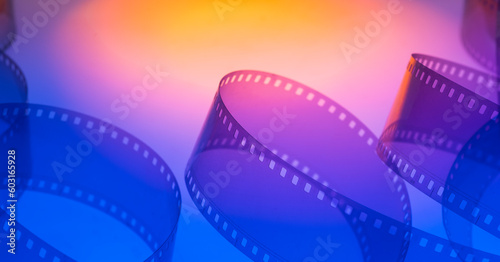 Cuadro en lienzo multicolored abstract background with film strip