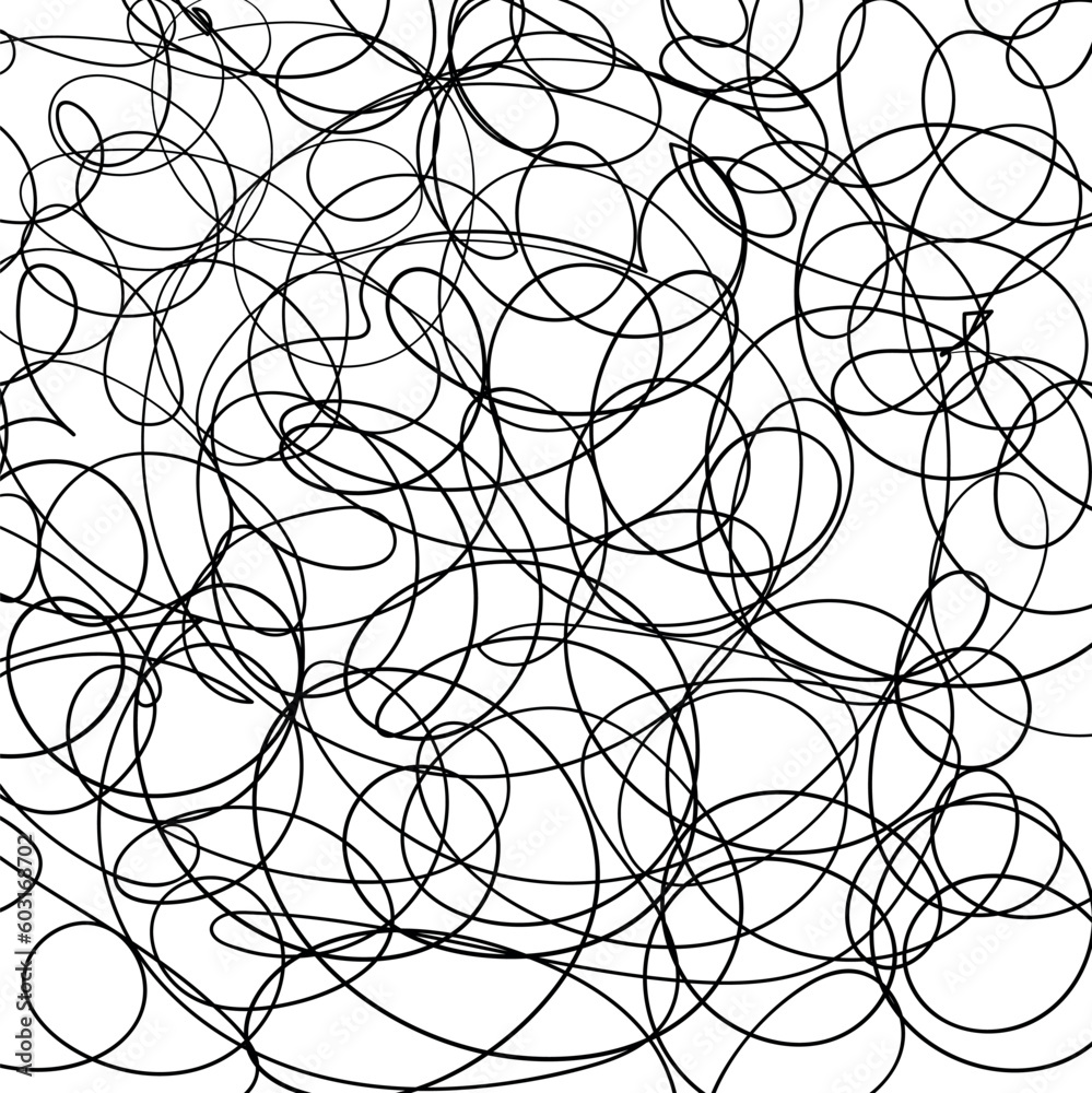 Obraz premium The threads make rounded shapes, creating an abstract texture.