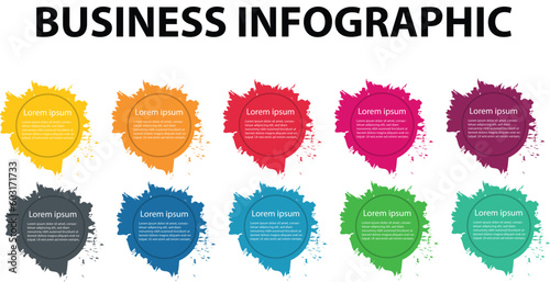 text box colorful presentation billboard idea box Art & Illustration