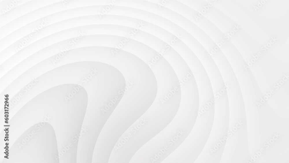 abstract 3d curve waves minimal motion design white corporate background