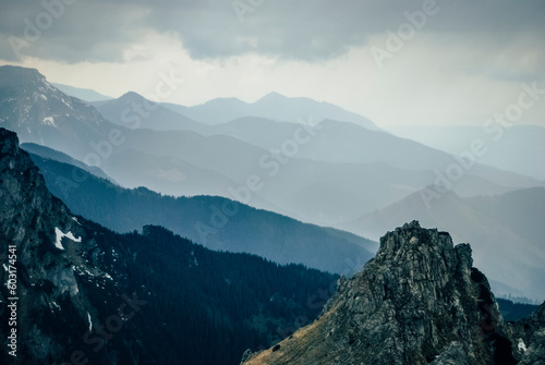 Obraz na płótnie Góry Tatry, krajobraz, widnokrąg w salonie