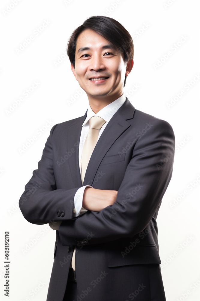 Portrait asian business man smiling confident Portrait asian business man smiling confident