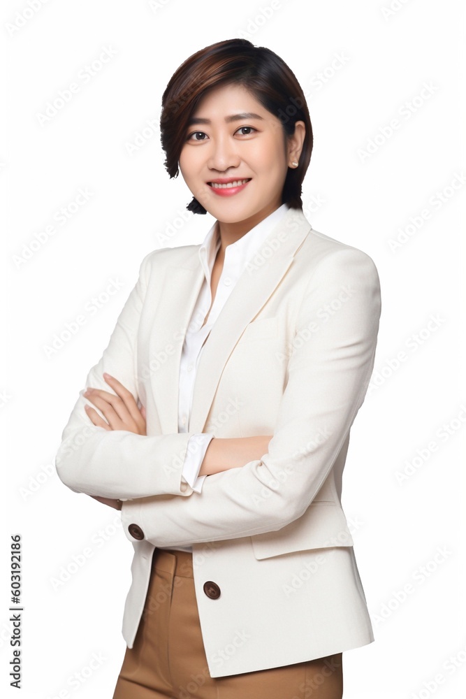Portrait asian business woman smiling confident Portrait asian business woman smiling confident