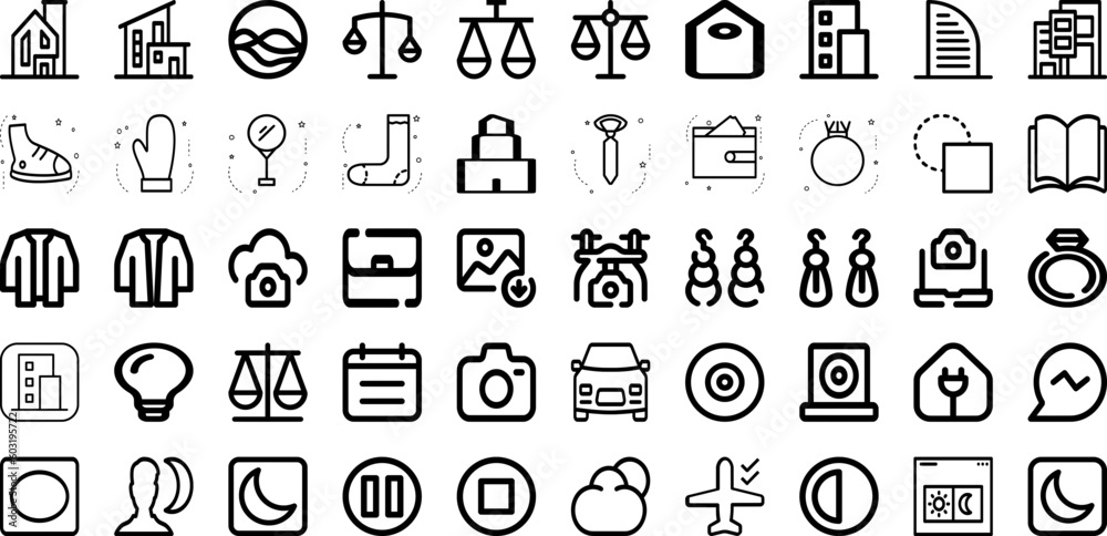 Set Of Mode Icons Collection Isolated Silhouette Solid Icons Including Design, Mode, Mobile, Icon, Button, Symbol, Vector Infographic Elements Logo Vector Illustration