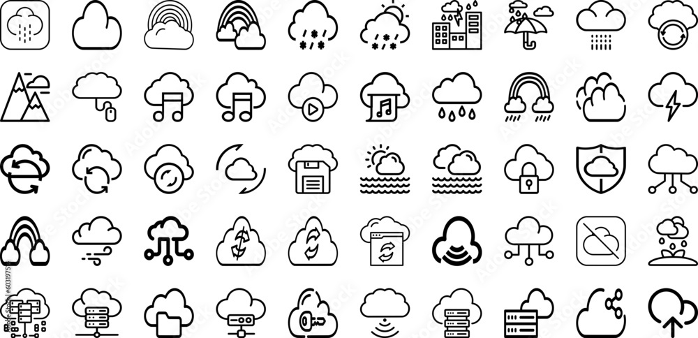 Set Of Loud Icons Collection Isolated Silhouette Solid Icons Including Loudspeaker, Announcement, Speaker, Vector, Loud, Sound, Voice Infographic Elements Logo Vector Illustration