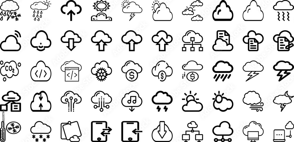 Set Of Loud Icons Collection Isolated Silhouette Solid Icons Including Sound, Speaker, Vector, Voice, Loudspeaker, Loud, Announcement Infographic Elements Logo Vector Illustration
