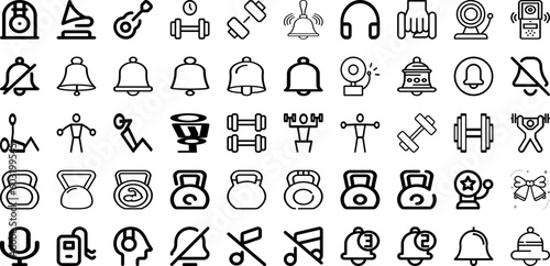 Set Of Bell Icons Collection Isolated Silhouette Solid Icons Including Vector  Illustration  Sign  Reminder  Bell  Icon  Alert Infographic Elements Logo Vector Illustration