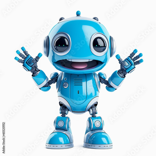 cute robot for technological content © Photo shop for you