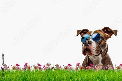dog with a flower © Photo shop for you