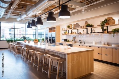 modern co-working spaces, 