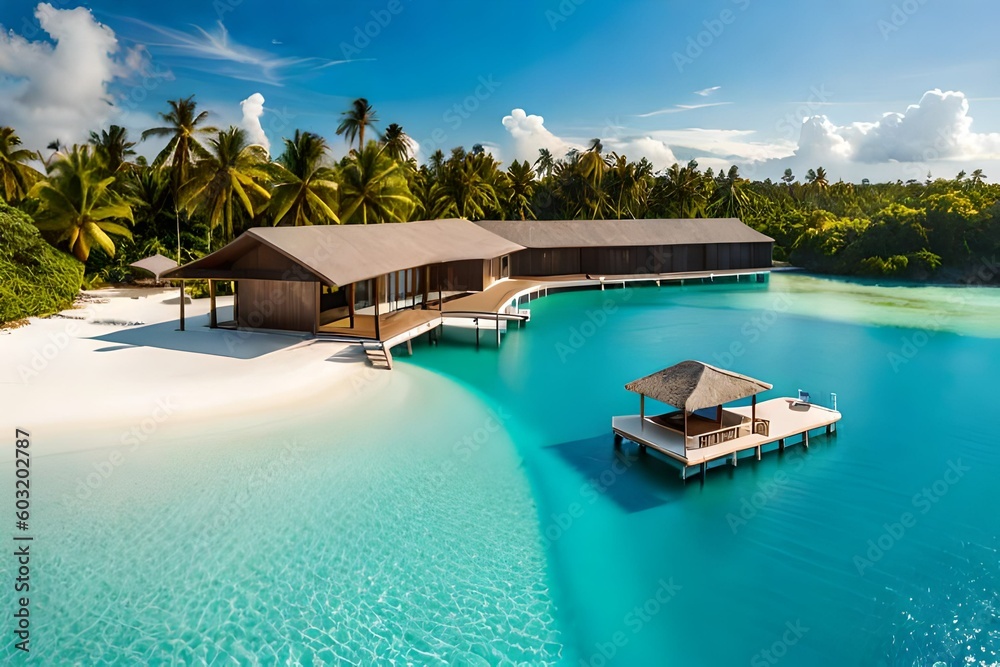 Beautiful landscape of Maldives