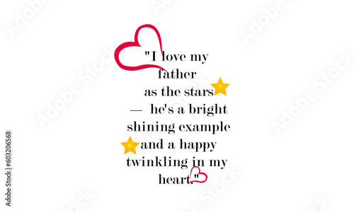 Happy fathers day english quotes