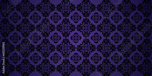 arabic motif pattern background vector