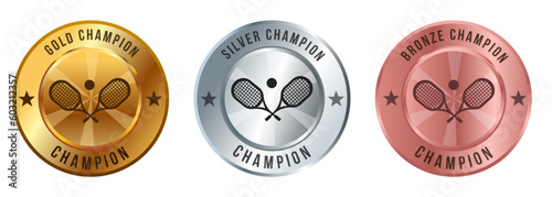 gold medal, silver medal, bronze medal tennis ball healthy sport competition award