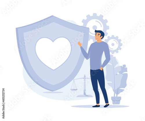 Characters searching and choosing apartment or house for renting or buying. Property market concept, isometric vector modern illustration