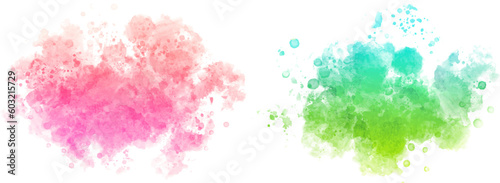 watercolor vector stains; background for texts