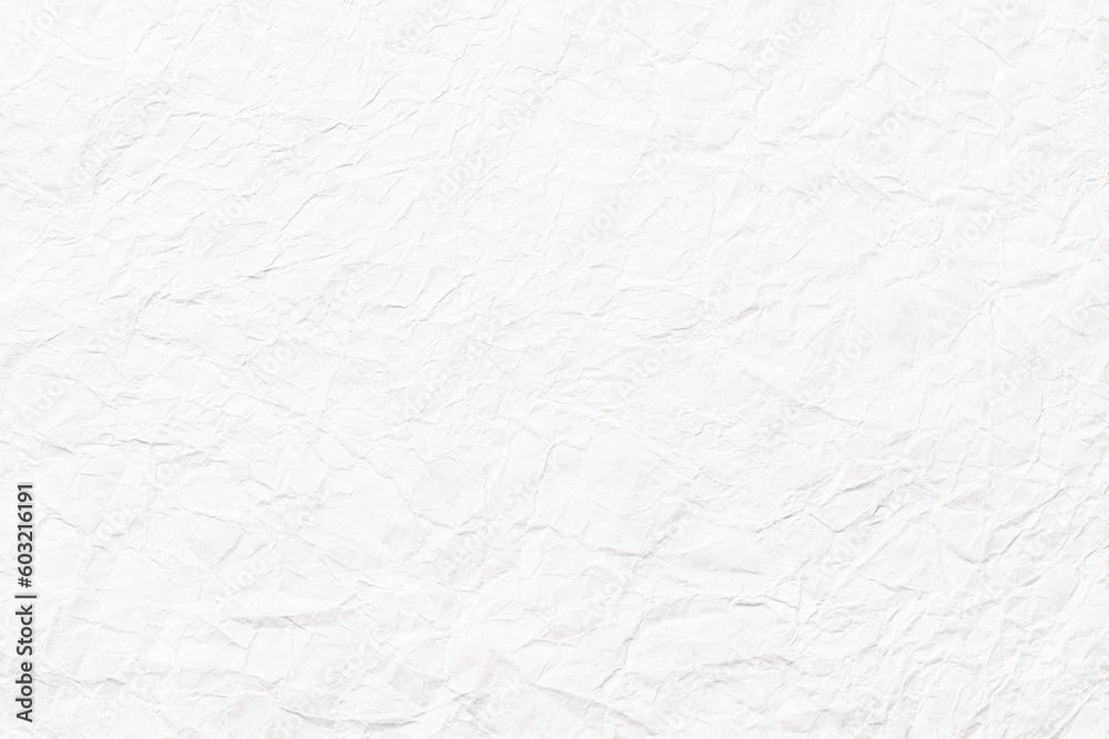 crumpled paper texture background, white watercolor sheet