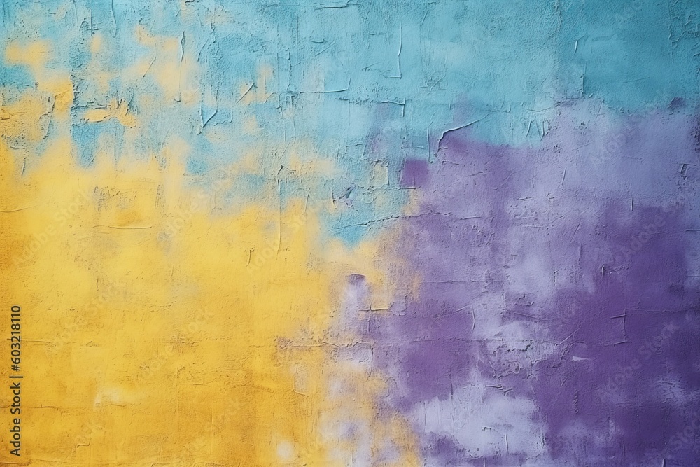 Fototapeta premium Faded painted wall textured background. Generative AI
