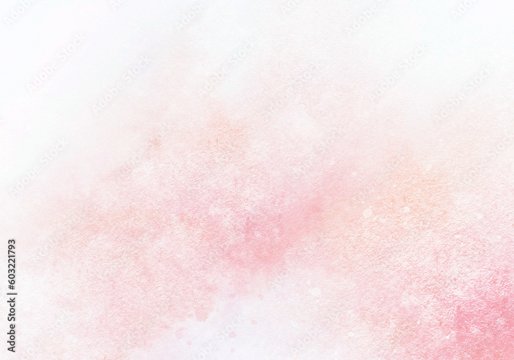 水彩の淡いピンク色の抽象背景