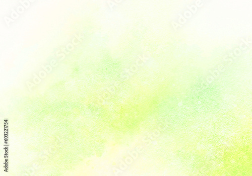 水彩の淡い黄緑色の抽象背景