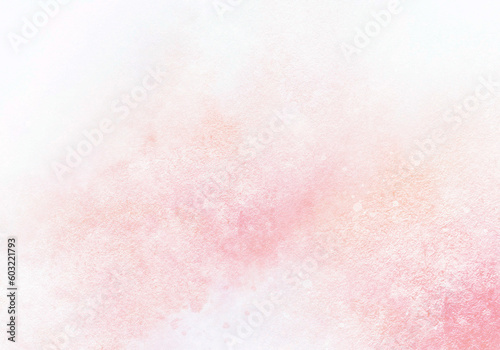 水彩の淡いピンク色の抽象背景