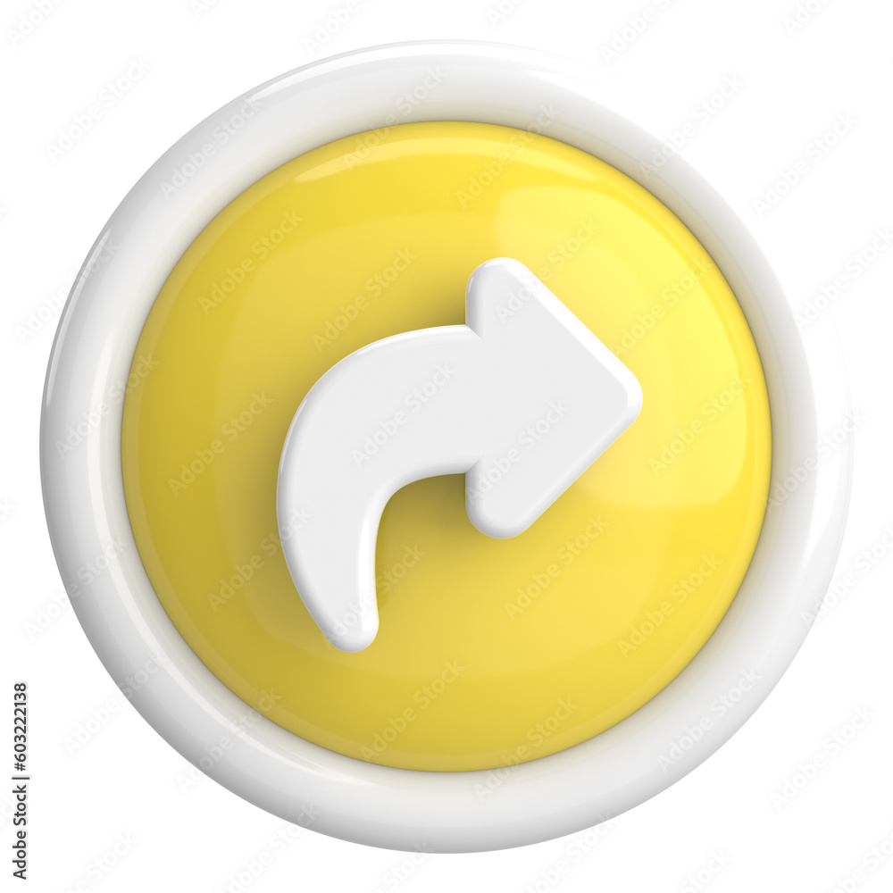 Share button. Share icon. 3D illustration. Share button. Share icon. 3D illustration.