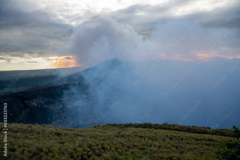 Volcan Masaya o Santiago, Nicaragua, Zentralamerika, Vulkan, Natur, Umwelt