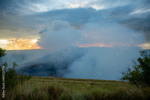 Volcan Masaya o Santiago, Nicaragua, Zentralamerika, Vulkan, Natur, Umwelt
