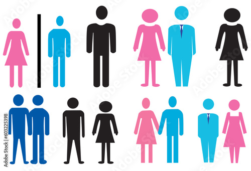 toilet sign of male and female