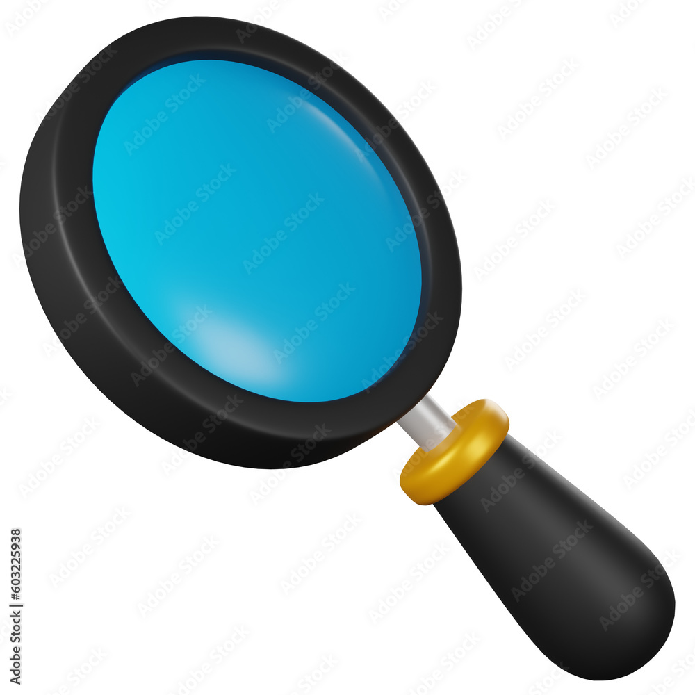 3D magnifying glass 3D magnifying glass
