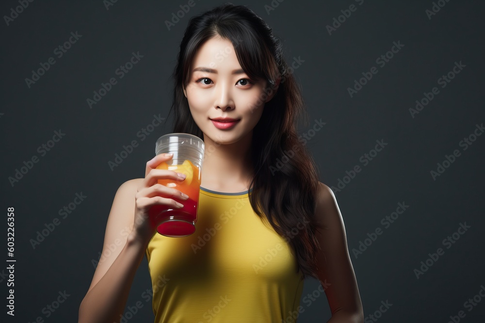 Portrait a beautiful asian woman ai generate Portrait a beautiful asian woman ai generate
