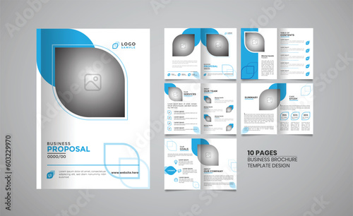 10 pages business proposal and brochure design | Annual Report | Company Profile 