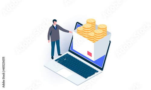 Finance Isometric Icons 