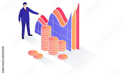 Finance Isometric Icons 