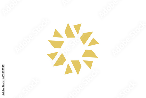 Windmill logo design vector premium