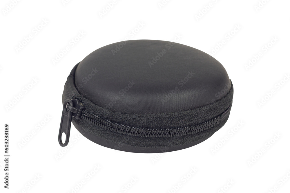 Headphone case isolated from background Headphone case isolated from background