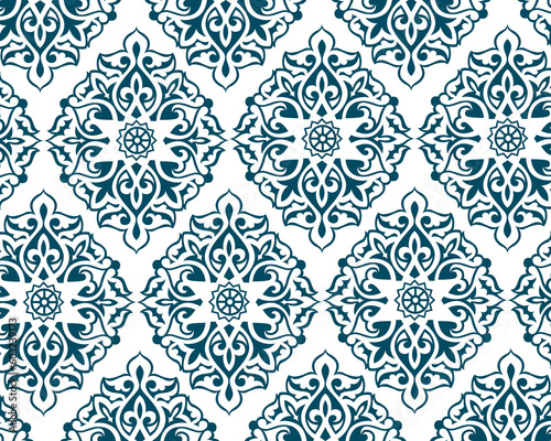 Islamic seamless pattern with arabic and islamic