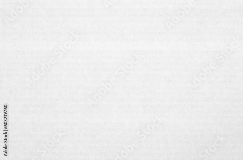 White cardboard sheet texture background, detail of recycle paper box pattern.
