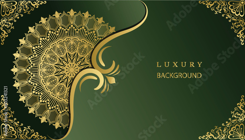 Arabesque style wonderful greeting and invitation card. Royal ornamental mandala design background. Decoration, Decorative, Ornament, Ornamental, India, Indian, invitation, Wedding, Anniversary, 