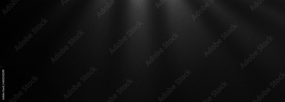 Fringes of light on a red metal surface.Black industrial background for banner